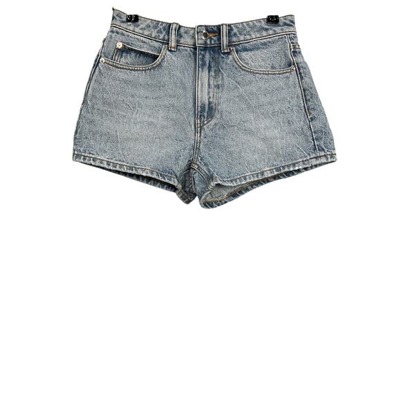 Alexander Wang Blue Cotton Shorty High-Rise Short Size 25 - Picture 1 of 4